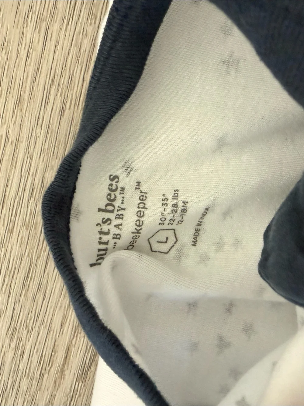 Burt’s Bees wearable sleep sack